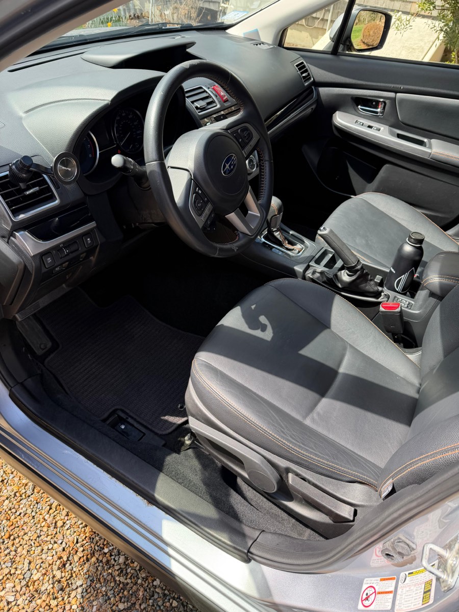 Subaru interior after detailing — fresh seats and carpet